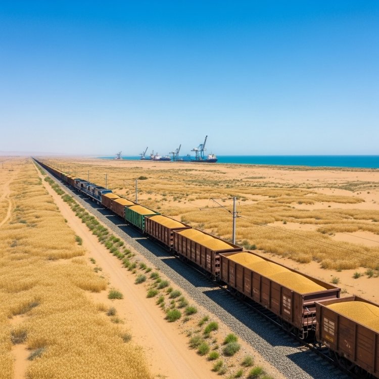カザフスタンの小麦が中国に運ばれ、ベトナムへ向かう:陸海間一貫輸送の新時代